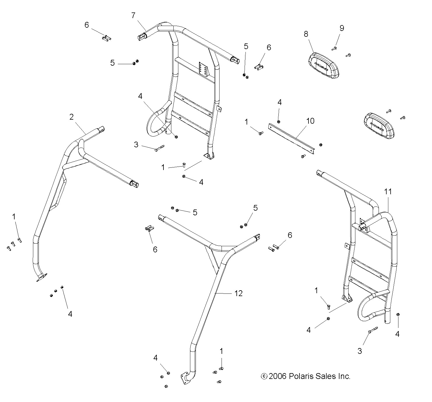 BODY, CAB FRAME - R08RB50AA (4999203249920324A03)